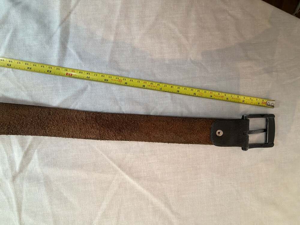 Vintage Hermès Etriviere Buckle Brown Leather Belt - Picture 6 of 12